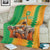 Custom Ivory Coast Football Blanket The Champions Les Elephants 2024