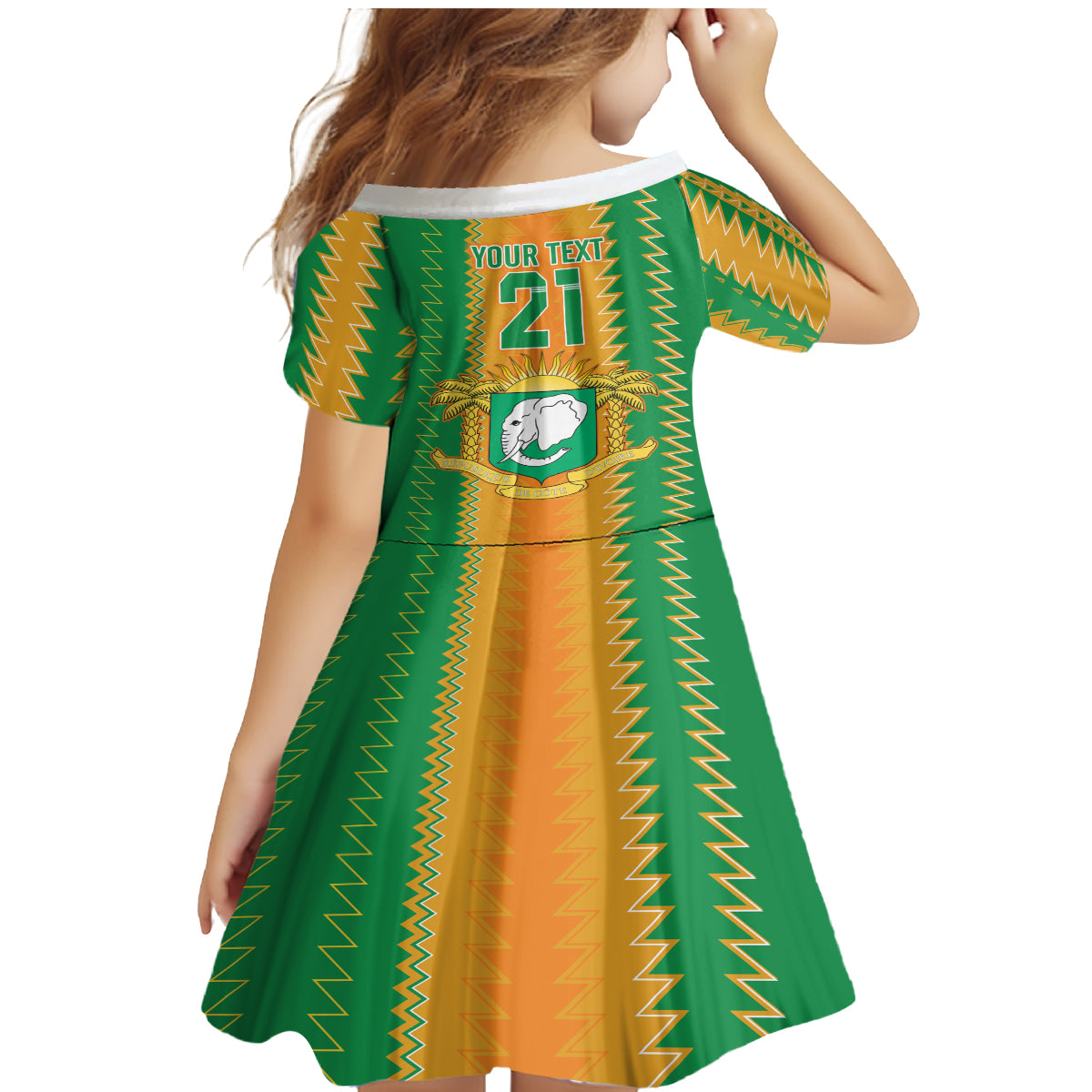Custom Ivory Coast Football Family Matching Mermaid Dress and Hawaiian Shirt The Champions Les Elephants 2024 LT9 - Wonder Print Shop