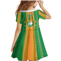 Custom Ivory Coast Football Family Matching Mermaid Dress and Hawaiian Shirt The Champions Les Elephants 2024 LT9 - Wonder Print Shop