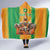 Custom Ivory Coast Football Hooded Blanket The Champions Les Elephants 2024