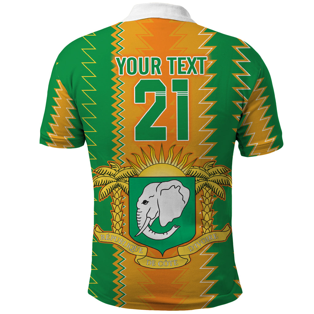 Custom Ivory Coast Football Polo Shirt The Champions Les Elephants 2024 - Wonder Print Shop