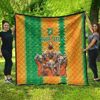 Custom Ivory Coast Football Quilt The Champions Les Elephants 2024 - Wonder Print Shop