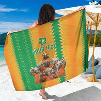 Custom Ivory Coast Football Sarong The Champions Les Elephants 2024 - Wonder Print Shop