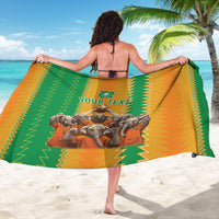 Custom Ivory Coast Football Sarong The Champions Les Elephants 2024 - Wonder Print Shop