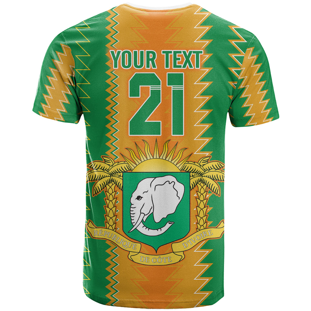 Custom Ivory Coast Football T Shirt The Champions Les Elephants 2024 - Wonder Print Shop