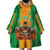 Custom Ivory Coast Football Wearable Blanket Hoodie The Champions Les Elephants 2024 - Wonder Print Shop