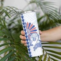 Philippines Barong Skinny Tumbler Sun of Philippinas With Eagles - Wonder Print Shop