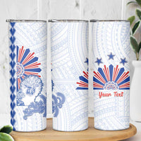 Philippines Barong Skinny Tumbler Sun of Philippinas With Eagles - Wonder Print Shop