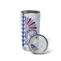 Philippines Barong Tumbler Cup Sun of Philippinas With Eagles - Wonder Print Shop