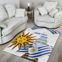 Custom Uruguay La Celeste Football Champions Area Rug Glory To The Sky Blue LT9 - Wonder Print Shop