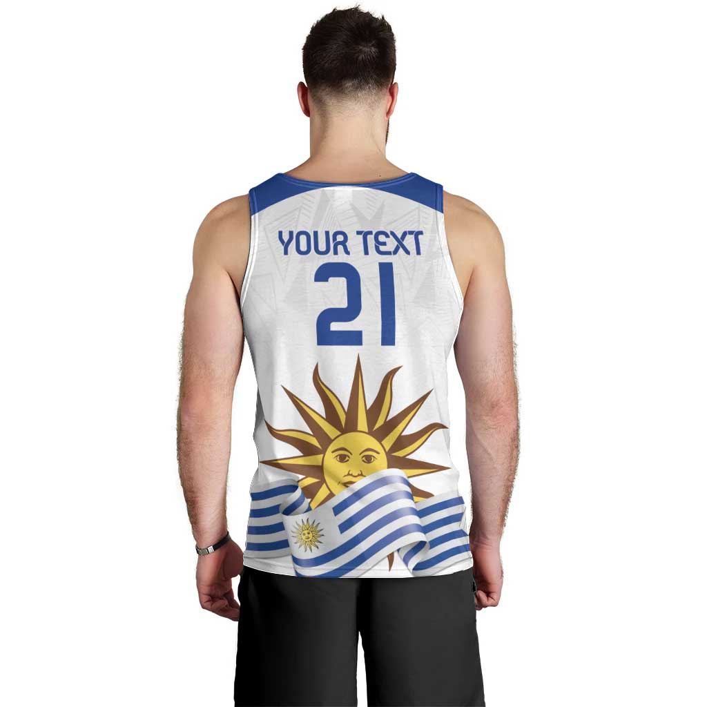 Custom Uruguay La Celeste Football Champions Men Tank Top Glory To The Sky Blue - Wonder Print Shop