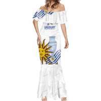 Custom Uruguay La Celeste Football Champions Mermaid Dress Glory To The Sky Blue - Wonder Print Shop