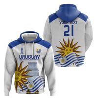 Custom Uruguay La Celeste Football Champions Zip Hoodie Glory To The Sky Blue - Wonder Print Shop