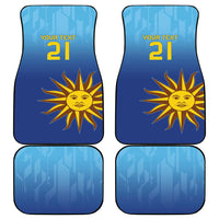 Custom Uruguay La Celeste Football Car Mats Go Champions 2024 LT9 - Wonder Print Shop