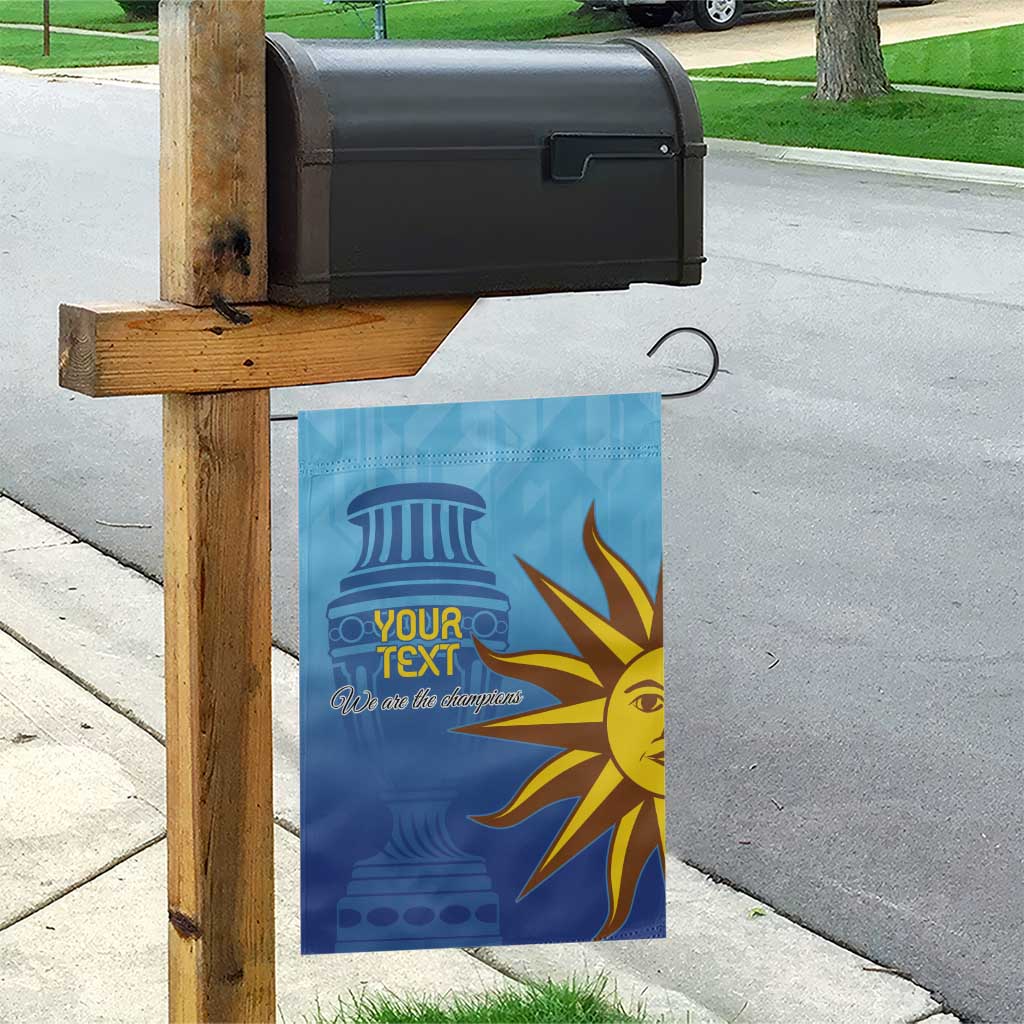 Custom Uruguay La Celeste Football Garden Flag Go Champions 2024 - Wonder Print Shop