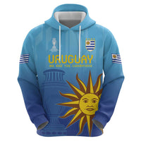 Custom Uruguay La Celeste Football Hoodie Go Champions 2024 - Wonder Print Shop