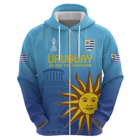 Custom Uruguay La Celeste Football Hoodie Go Champions 2024 - Wonder Print Shop