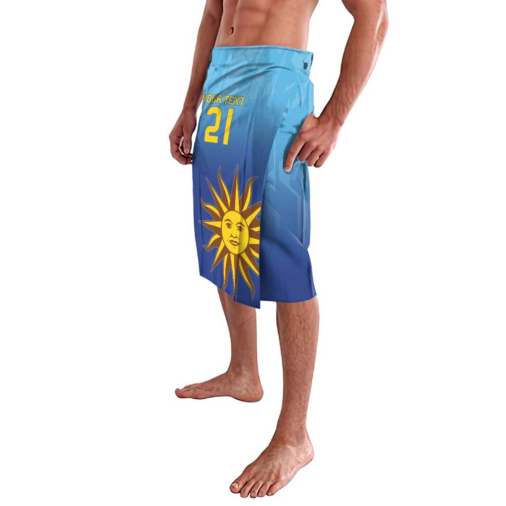 Custom Uruguay La Celeste Football Lavalava Go Champions 2024 - Wonder Print Shop