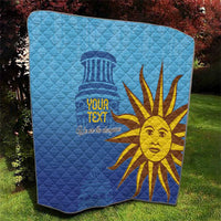 Custom Uruguay La Celeste Football Quilt Go Champions 2024 - Wonder Print Shop