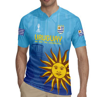 Custom Uruguay La Celeste Football Rugby Jersey Go Champions 2024 - Wonder Print Shop