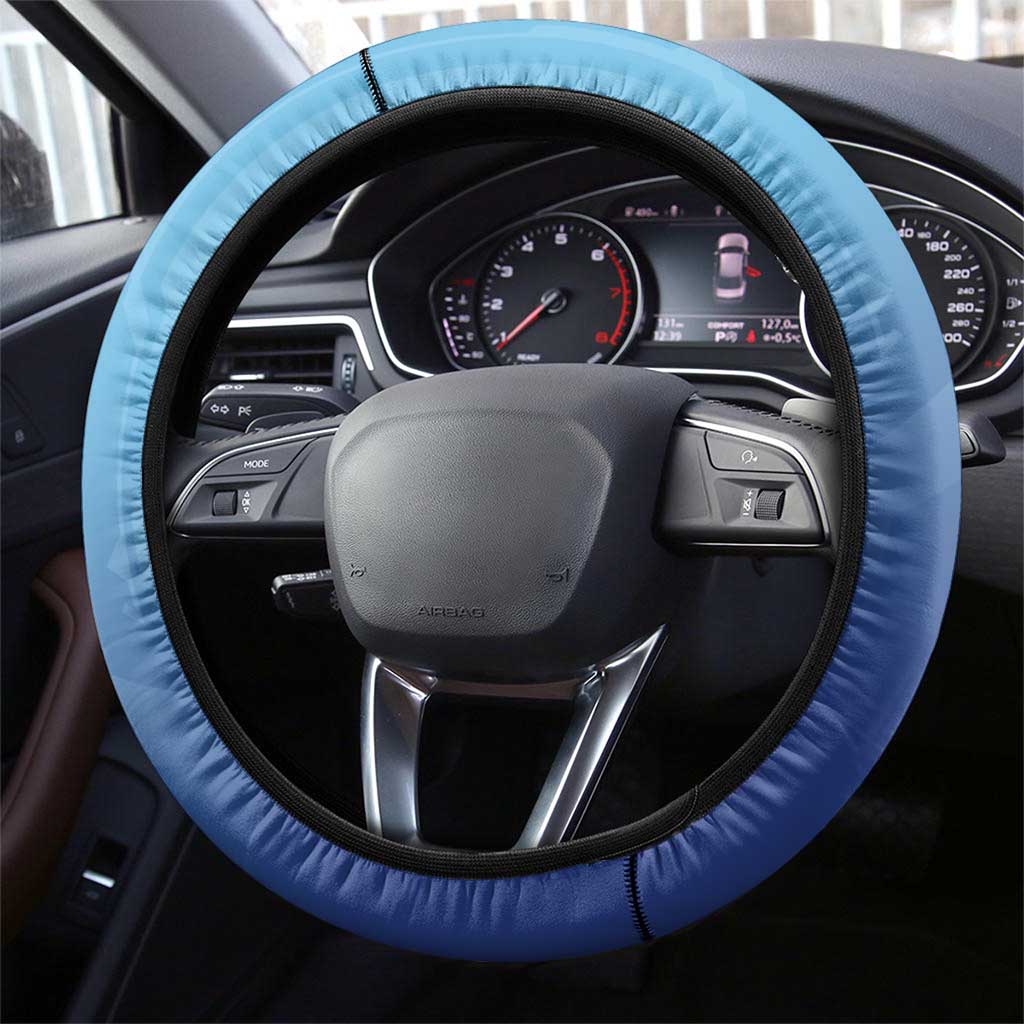Uruguay La Celeste Football Steering Wheel Cover Go Champions 2024 - Wonder Print Shop