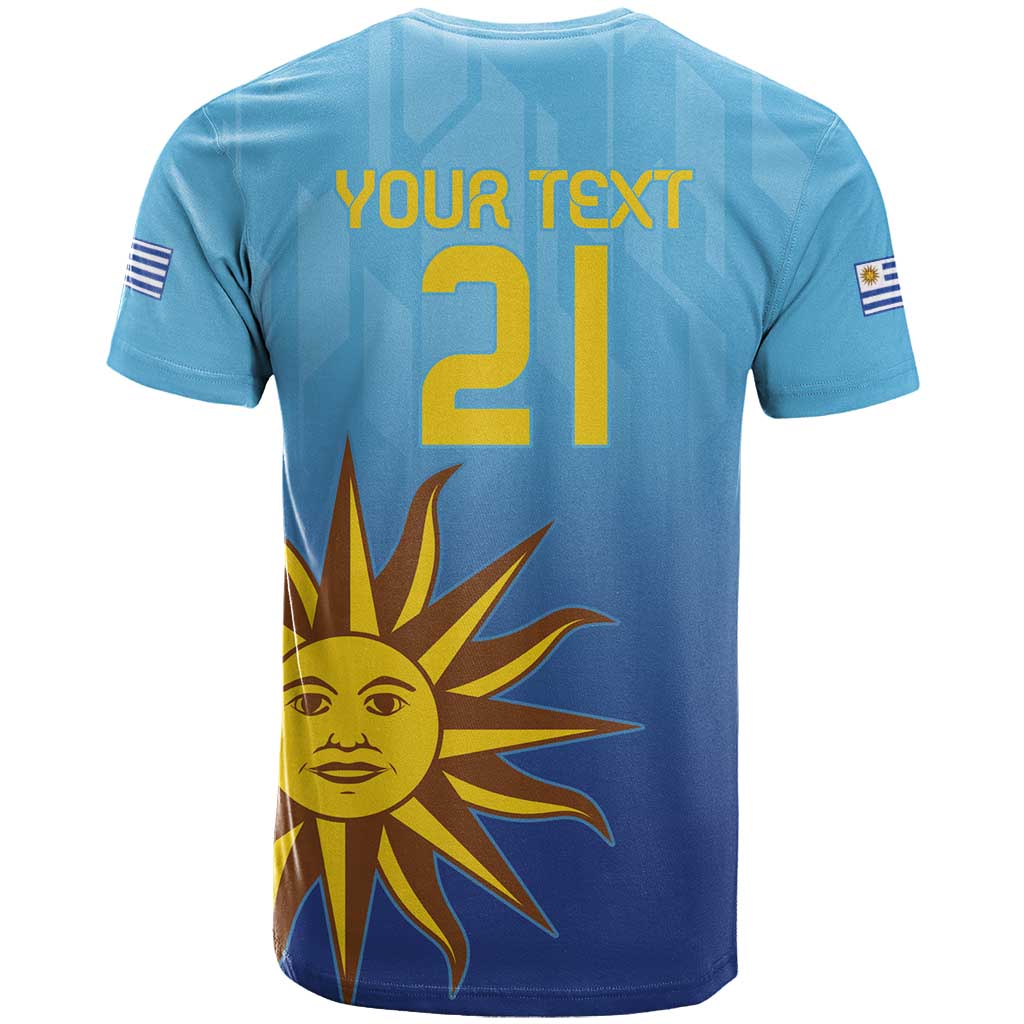 Custom Uruguay La Celeste Football T Shirt Go Champions 2024 - Wonder Print Shop