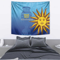 Custom Uruguay La Celeste Football Tapestry Go Champions 2024 - Wonder Print Shop