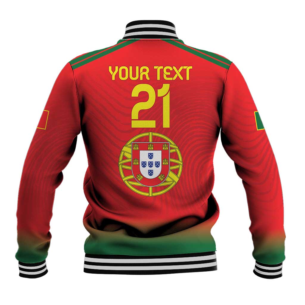 Custom Portugal Football Baseball Jacket Come On A Selecao das Quinas LT9 - Wonder Print Shop