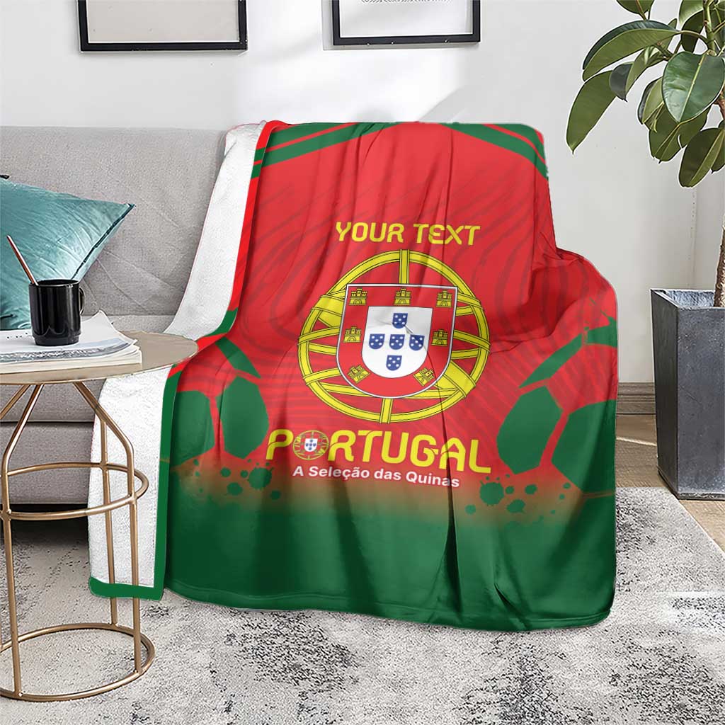 Custom Portugal Football Blanket Come On A Selecao das Quinas