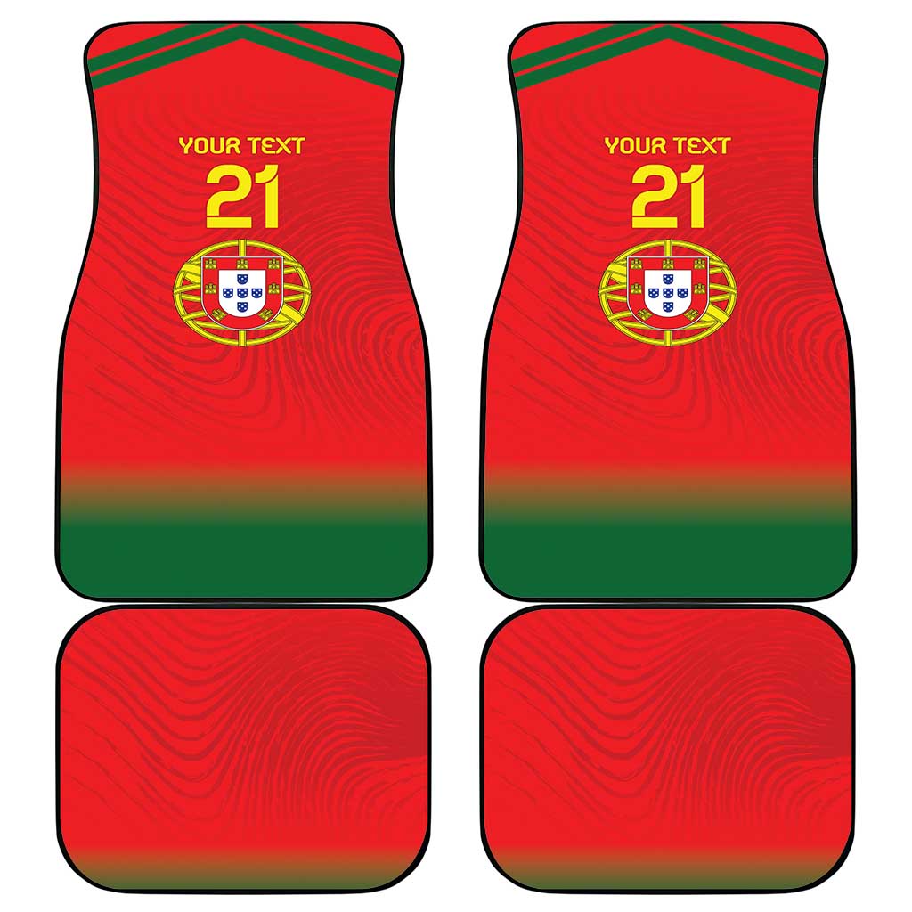 Custom Portugal Football Car Mats Come On A Selecao das Quinas LT9 - Wonder Print Shop