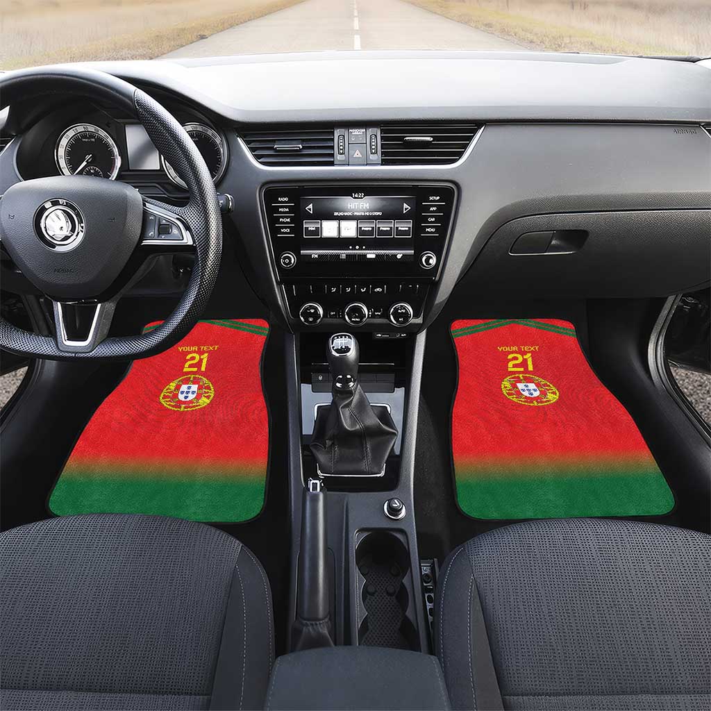 Custom Portugal Football Car Mats Come On A Selecao das Quinas LT9 - Wonder Print Shop