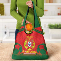 Custom Portugal Football Grocery Bag Come On A Selecao das Quinas