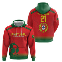 Custom Portugal Football Hoodie Come On A Selecao das Quinas - Wonder Print Shop