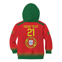 Custom Portugal Football Kid Hoodie Come On A Selecao das Quinas - Wonder Print Shop