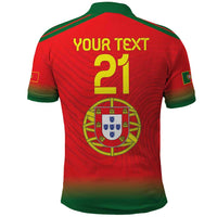 Custom Portugal Football Polo Shirt Come On A Selecao das Quinas - Wonder Print Shop