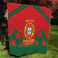 Custom Portugal Football Quilt Come On A Selecao das Quinas - Wonder Print Shop