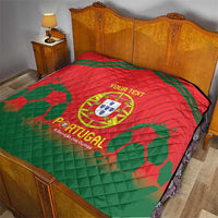 Custom Portugal Football Quilt Come On A Selecao das Quinas - Wonder Print Shop