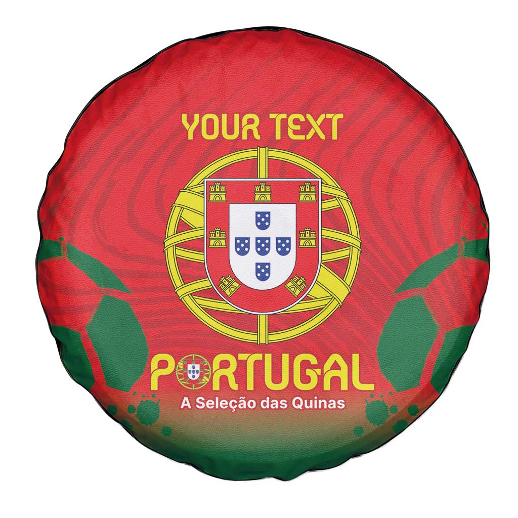Custom Portugal Football Spare Tire Cover Come On A Selecao das Quinas - Wonder Print Shop