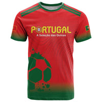 Custom Portugal Football T Shirt Come On A Selecao das Quinas - Wonder Print Shop