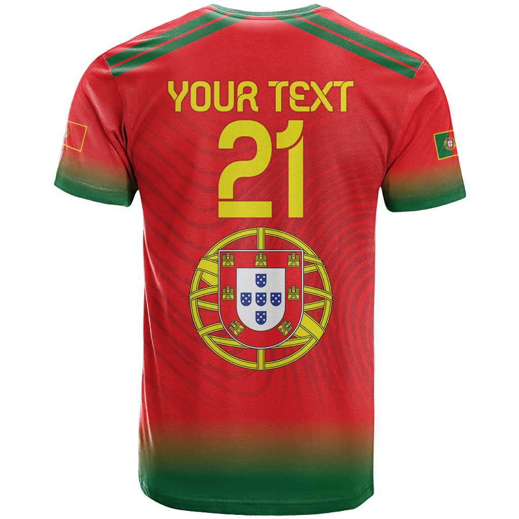 Custom Portugal Football T Shirt Come On A Selecao das Quinas - Wonder Print Shop