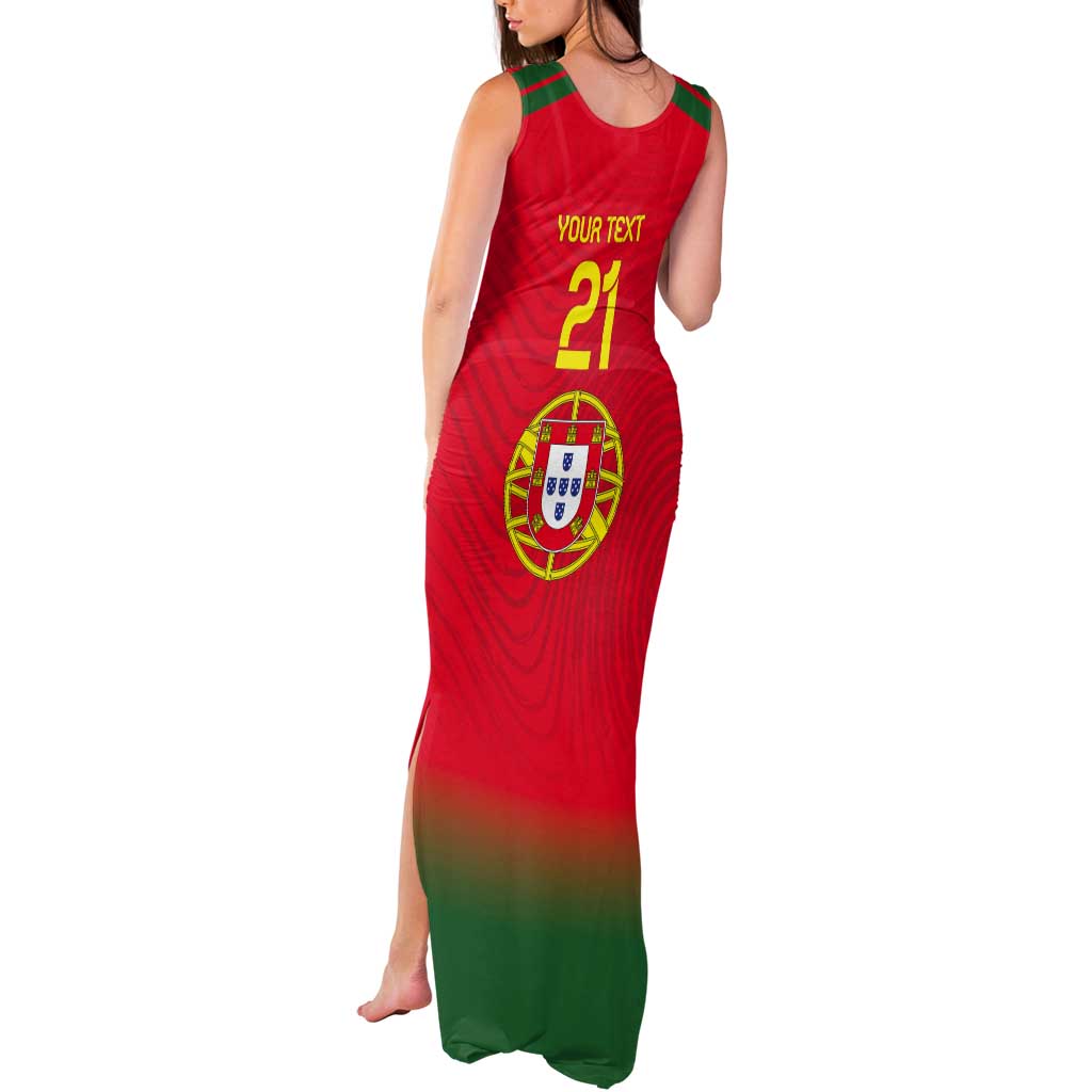 Custom Portugal Football Tank Maxi Dress Come On A Selecao das Quinas - Wonder Print Shop
