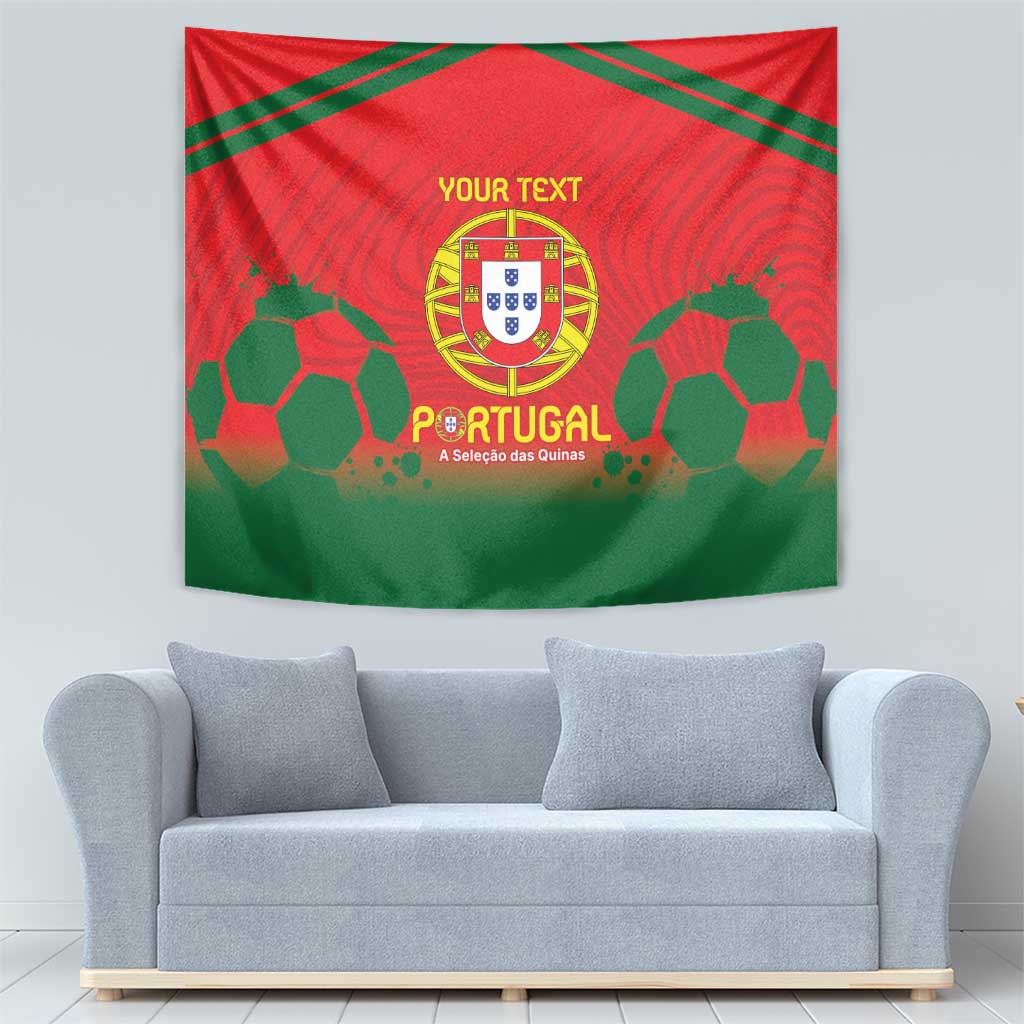 Custom Portugal Football Tapestry Come On A Selecao das Quinas - Wonder Print Shop