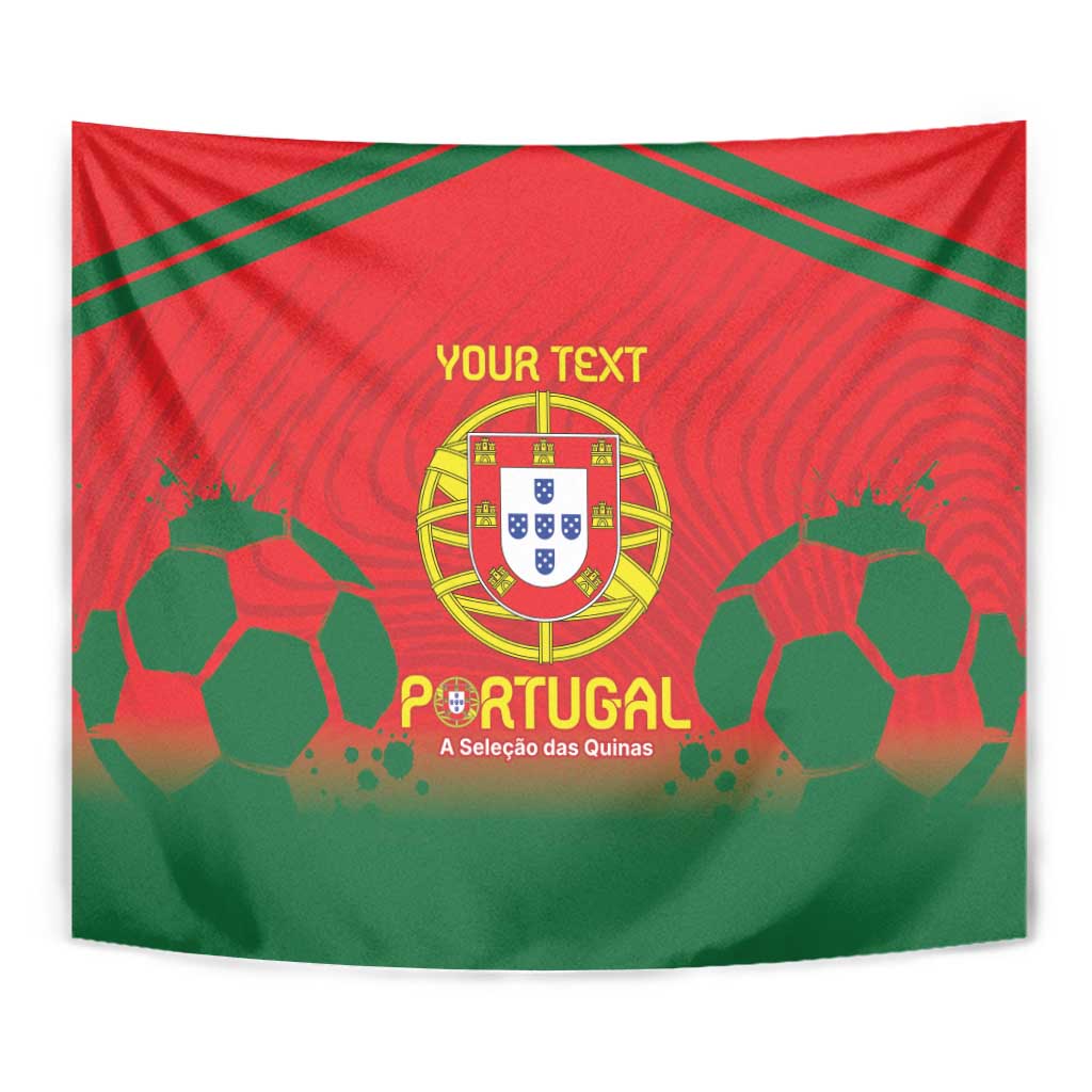 Custom Portugal Football Tapestry Come On A Selecao das Quinas - Wonder Print Shop