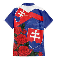 Slovakia Flag Mixed Rose Flowers Family Matching Mermaid Dress and Hawaiian Shirt LT9 - Wonder Print Shop