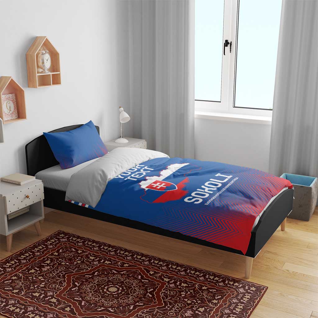 Custom Slovakia Football Bedding Set Come On Sokoli Falcons LT9 - Wonder Print Shop