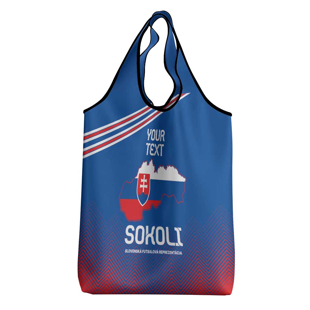 Custom Slovakia Football Grocery Bag Come On Sokoli Falcons