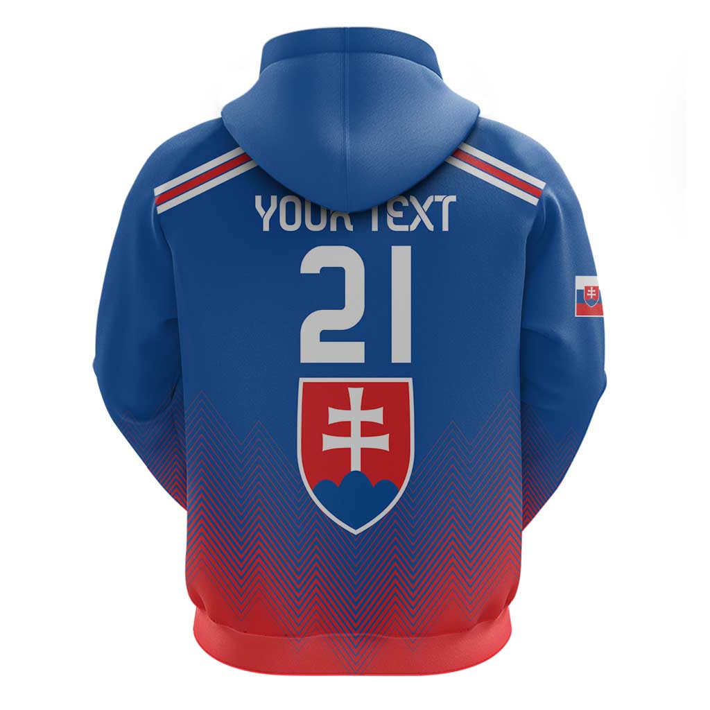 Custom Slovakia Football Hoodie Come On Sokoli Falcons - Wonder Print Shop