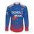Custom Slovakia Football Long Sleeve Button Shirt Come On Sokoli Falcons - Wonder Print Shop