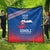 Custom Slovakia Football Quilt Come On Sokoli Falcons - Wonder Print Shop