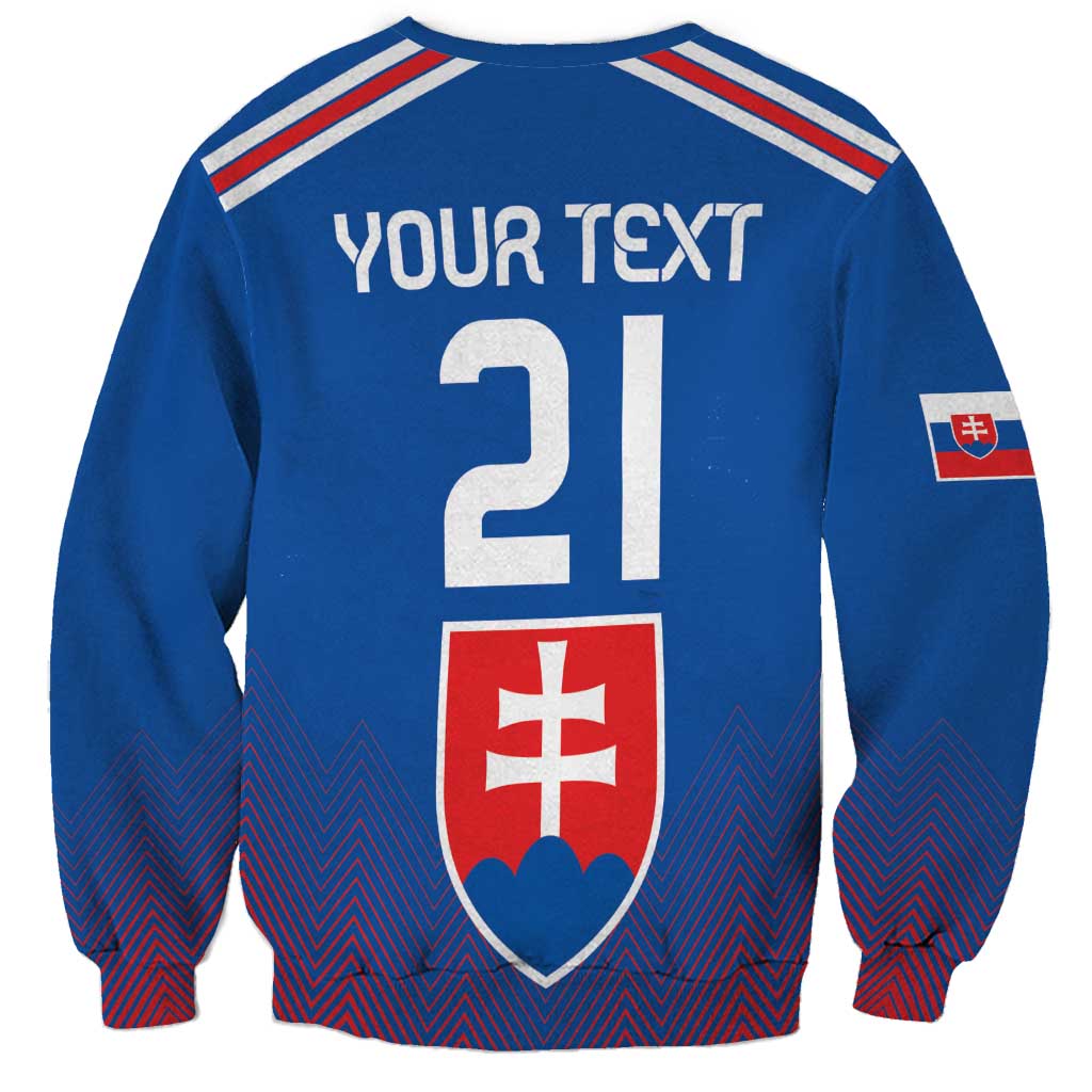 Custom Slovakia Football Sweatshirt Come On Sokoli Falcons - Wonder Print Shop